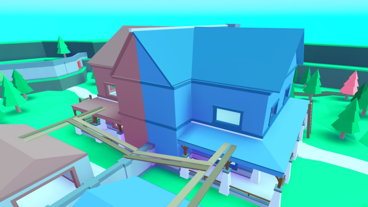 تصویری از سبک معماری یک خانه در بازی