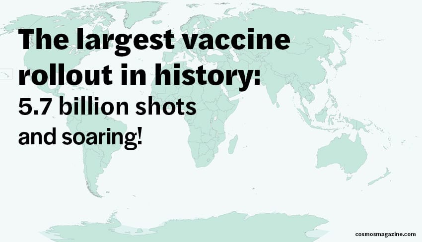 بزرگترین عرضه واکسن در تاریخ ، 5.7 تزریق بلند پروازانه