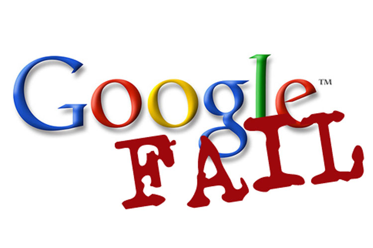 google fail شکست گوگل 